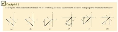 Combining vector components