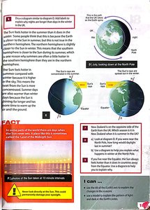 Diagram of Earth's tilt in July