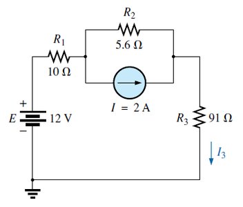 Circuit for source conversion and current calculation