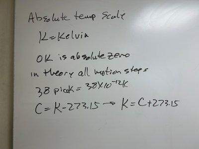 Absolute temperature scale and Kelvin