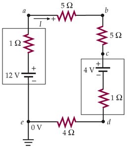 Multiple loop circuit with values