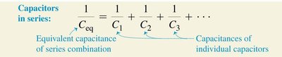 Series capacitance formula