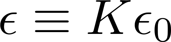 Permittivity with dielectric