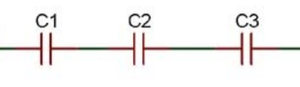 Capacitors in series