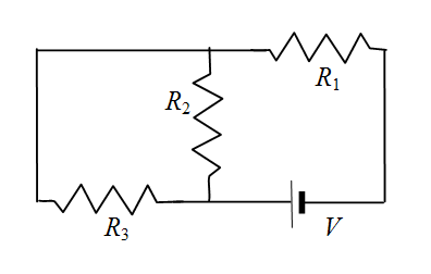 Circuit with resistors in series and parallel