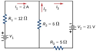 Circuit for Kirchhoff's rules practice