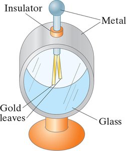 Electroscope structure