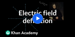 Electric field definition diagram