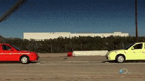 Tennis ball collision (elastic)