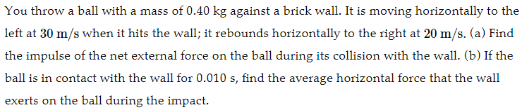 Ball rebounding from a wall
