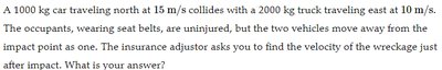 Inelastic collision in two dimensions