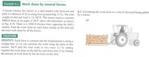 Work done by several forces example