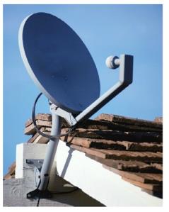 Satellite dish (microwave region application)