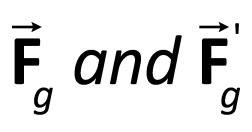 Normal and gravitational forces with action-reaction pairs