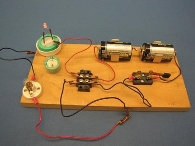 Fully charged capacitor