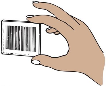 Diffraction grating held in hand
