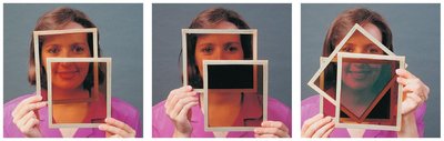 Demonstration of polarization with three Polaroids