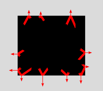 Molecular collision with wall
