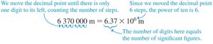 Converting large number to scientific notation