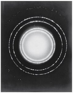 Electron diffraction pattern