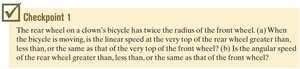 Checkpoint 1: Bicycle wheel speed comparison