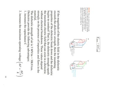 Dielectric strength and capacitor applications