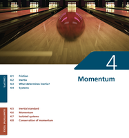 Bowling ball illustrating momentum