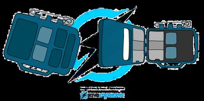 Dosemeter badge for monitoring radiation exposure