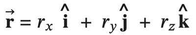 Vector component equation