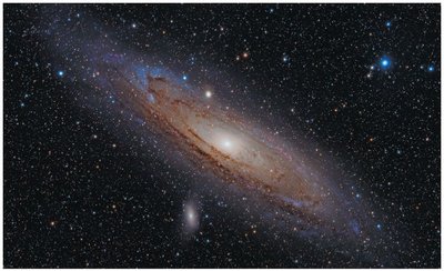 Galaxy image representing gravitational interaction