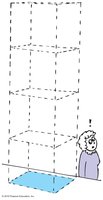 Pressure exerted by air on a surface