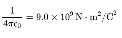 Coulomb's Law constants