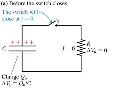 RC circuit diagram