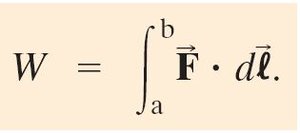 Work as integral