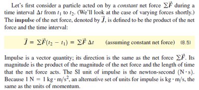 Impulse definition and formula