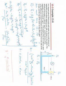Manometer example