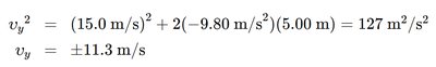 Calculation of velocity at a given position in free fall