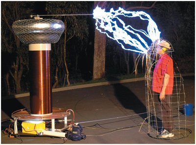 Faraday cage demonstration