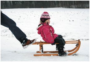 Sledding example of equilibrium