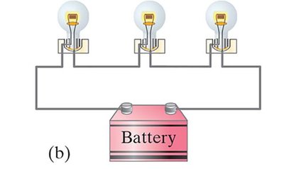 Parallel circuit with three resistors