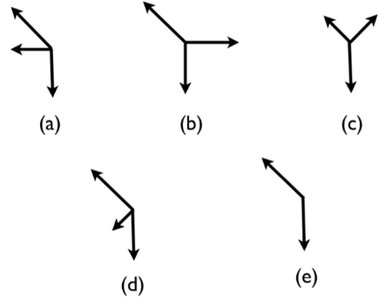 Possible free-body diagrams for the car