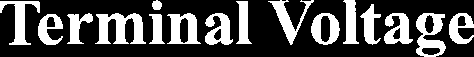 Terminal voltage equation diagram