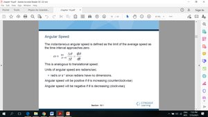Slide explaining angular acceleration