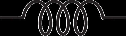 Symbol for an inductor (solenoid)