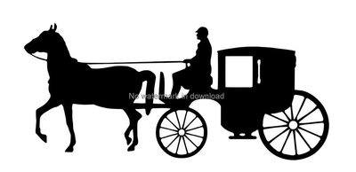 Horse pulling a buggy