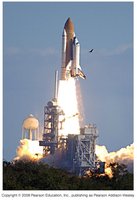 Rocket launch, illustrating high power output