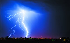 Lightning strike
