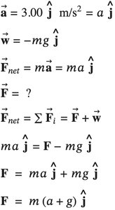 Free-body diagram example
