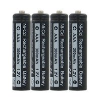 NiCad rechargeable batteries
