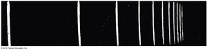 Hydrogen emission spectrum